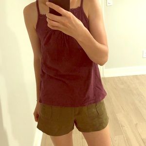 Cotton Maroon tank top